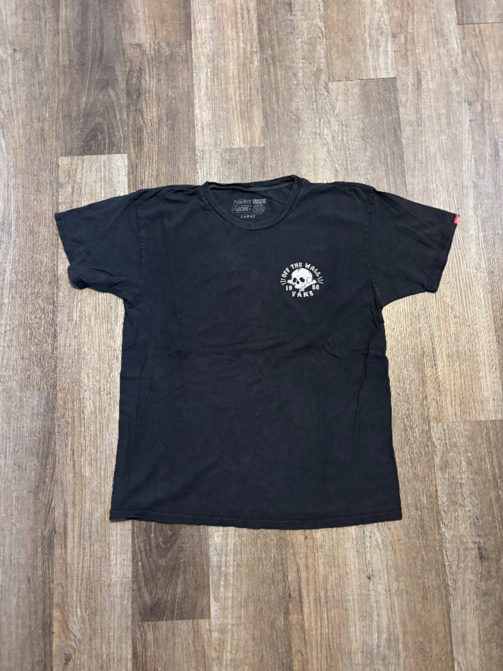 Vans Skull Double Sided Graphic Tee Shirt